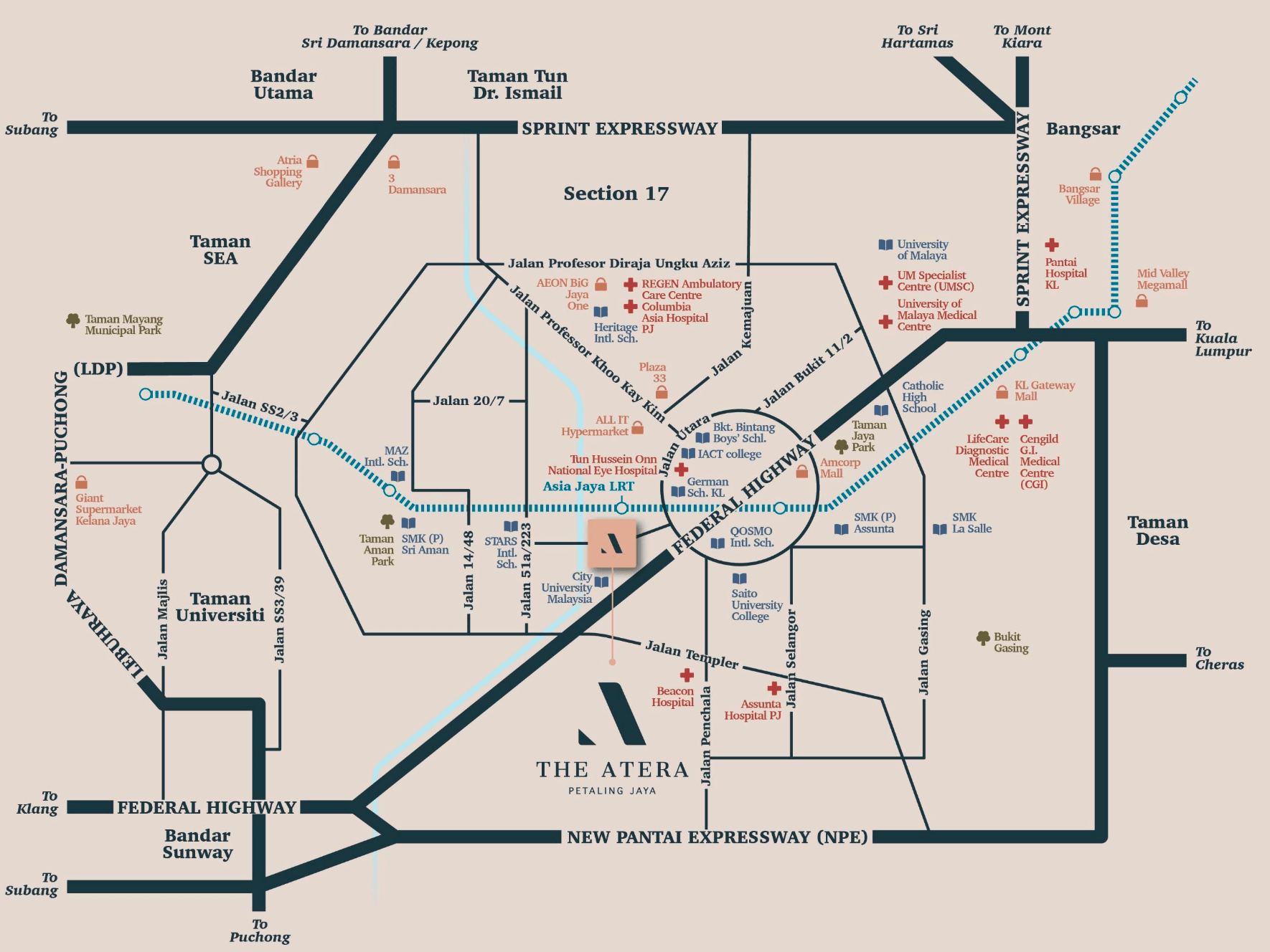 Atera map